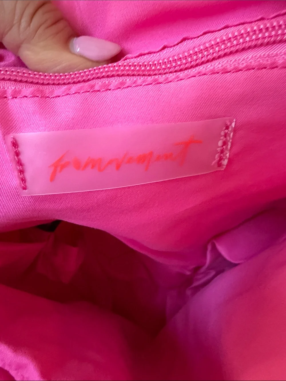 Free People fp movement Quilted Carryall Bag Bubblegum Pink NWT - Picture 10 of 10